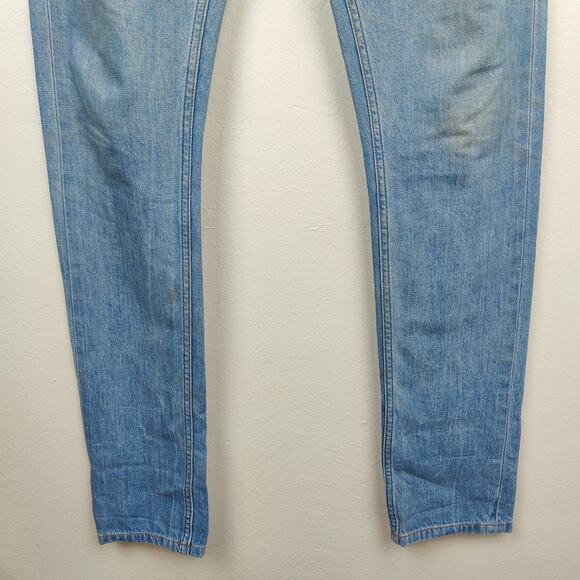 A.P.C. Indigo Petit Standard Jeans Mens 29 Stonewash Slim Straight 100% Cotton - Picture 5 of 9